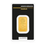 Befektetési aranyrúd, 10 gr, 999,9 ezr (Argor Heraeus)