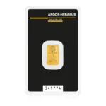 Befektetési aranyrúd, 2 gr, 999,9 ezr (Argor Heraeus)