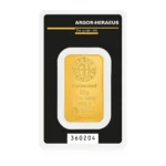 Befektetési aranyrúd, 20 gr, 999,9 ezr (Argor Heraeus)